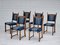 Danish Dinning Chairs, 1970s, Set of 6, Image 4
