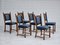 Danish Dinning Chairs, 1970s, Set of 6 2