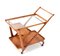 Mid-Century Modern Cherry Trolley by Cesare Lacca for Cassina, 1950s 2