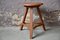 Vintage Congregation Tripod Stool 1