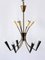 Mid-Century Modern 12-Flamed Sputnik Chandelier, Germany, 1950s 1