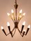 Lampadario Mid-Century moderno a 12 fiamme, Germania, anni '50, Immagine 11