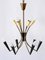 Mid-Century Modern 12-Flamed Sputnik Chandelier, Germany, 1950s 3