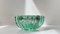 Grüne Art Deco Glasschale von Pierre Gire für Davesn, Frankreich, 1940er 4