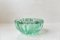 Art Deco Green Glass Bowl by Pierre Gire for Davesn, France, 1940s 2