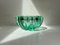 Bol Art Déco en Verre Vert par Pierre Gire pour Davesn, France, 1940s 5