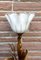 Lámpara de mesa vintage de flores y orejas de trigo de Hans Kögl, años 60, Imagen 23