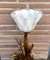 Lámpara de mesa vintage de flores y orejas de trigo de Hans Kögl, años 60, Imagen 24