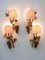 Mid-Century Brass Grape Vine Leaves Wall Lamps, 1970s, Set of 2 4