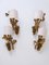 Mid-Century Brass Grape Vine Leaves Wall Lamps, 1970s, Set of 2, Image 12