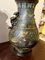Japanese Meijj Bronze and Cloisonne Enamel Vases, Set of 2, Image 4