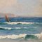 Luigi Lanza, Cote d'Azur Seascape, Early 20th Century, Oil Painting 7