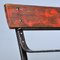 Riveted Iron Park Bench, 1920s, Image 9