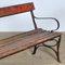 Riveted Iron Park Bench, 1920s 11