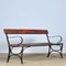Riveted Iron Park Bench, 1920s 1