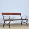 Riveted Iron Park Bench, 1920s, Image 1