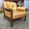 Scandinavian Leather Sofas and Lounge Chair, 1970s, Set of 3, Image 18