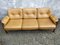 Scandinavian Leather Sofas and Lounge Chair, 1970s, Set of 3 10