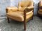 Scandinavian Leather Sofas and Lounge Chair, 1970s, Set of 3, Image 17