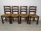 Brutalist Dining Chairs, 1950s, Set of 4 1