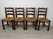 Brutalist Dining Chairs, 1950s, Set of 4, Image 1