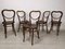 Sedie N28 Heart di Thonet, metà XIX secolo, set di 5, Immagine 5