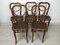 Chaises Heart N28 de Thonet, 1890s, Set de 5 2