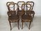 N28 Heart Chairs from Thonet, 1890s, Set of 5 2