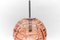 Large Pink Murano Glass Ball Pendant Lamp from Doria Leuchten, Germany, 1960s, Image 7