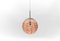 Large Pink Murano Glass Ball Pendant Lamp from Doria Leuchten, Germany, 1960s, Image 3