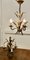 Lámparas colgantes Toleware francesas doradas, años 20. Juego de 2, Imagen 8