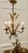 Lámparas colgantes Toleware francesas doradas, años 20. Juego de 2, Imagen 7