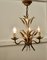 French Toleware Gilded Pendant Lights, 1920s, Set of 2, Image 3