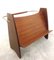 Mid-Century Italian Teak Magazine Rack, Italy, 1960s 2