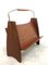 Mid-Century Italian Teak Magazine Rack, Italy, 1960s 1