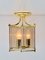 Regency Style Model 2914 Ceiling Lamp in Brass and Smoked Glass from Holtkötter, 1960s 5