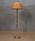 Mid-Century Brass and Bamboo Floor Lamp, 1990s, Image 1