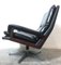 Rosewood and Eco Leather Lounge Chair by André Vandenbeuck for Strässle, 1960s 4