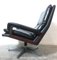 Rosewood and Eco Leather Lounge Chair by André Vandenbeuck for Strässle, 1960s, Image 4