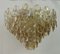 Mid-Century Amber and White Murano Glass Chandelier, 2000s 5