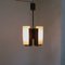 Lampade da soffitto in rame e vetro di Cosack, anni '60, set di 2, Immagine 7
