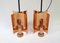 Copper & Glass Ceiling Lights from Cosack, 1960s, Set of 2 16