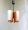 Copper & Glass Ceiling Lights from Cosack, 1960s, Set of 2 3