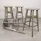 Industrial Gray Stools from Stella, 1950s, Set of 4 11