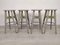 Industrial Gray Stools from Stella, 1950s, Set of 4, Image 2