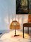 Mid-Century Table Lamp with Crocheted Lampshade, 1960s 5