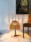 Mid-Century Table Lamp with Crocheted Lampshade, 1960s, Image 5