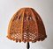Mid-Century Table Lamp with Crocheted Lampshade, 1960s, Image 4