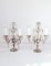 Lámparas de mesa Girandole francesas antiguas, años 40. Juego de 2, Imagen 4