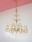 Large Italian Chandelier with White Opaline Glass Drops, 1970s, Image 7